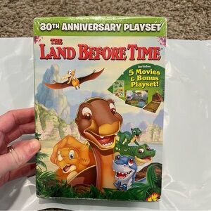The Land Before Time 30th Anniversary Playset includes five movies and playset.